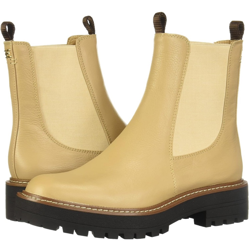Sam Edelman Laguna Chelsea Boot Sesame Size 10 Like New